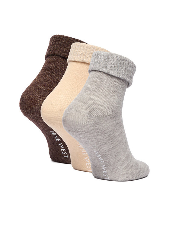 Nine West Nine West Skarpety długie CEO_KR_NW_101_W_AW26_(3-PACK) Kolorowy