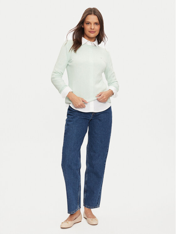 Tommy Hilfiger Tommy Hilfiger Пуловер WW0WW44161 Зелен Regular Fit
