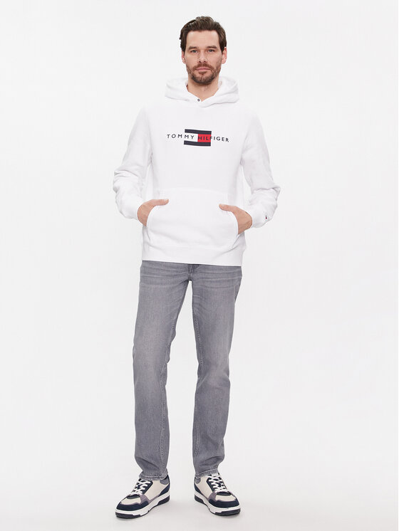 Tommy Hilfiger Tommy Hilfiger Felpa MW0MW37861 Bianco Regular Fit