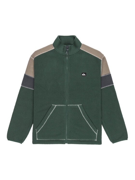Quiksilver Quiksilver Флісовий реглан Clean Coast Block EQYPF03065 Зелений Loose Fit