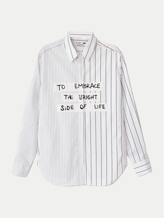 Desigual Desigual Camicia Ykohama 24WWCW19 Bianco Regular Fit