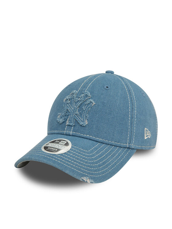 New Era Kapa S šiltom Denim Distress 60565485 Modra