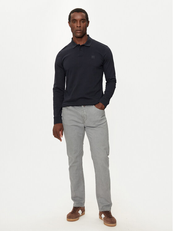 BOSS Boss Polo Passerby 50507704 Granatowy Slim Fit