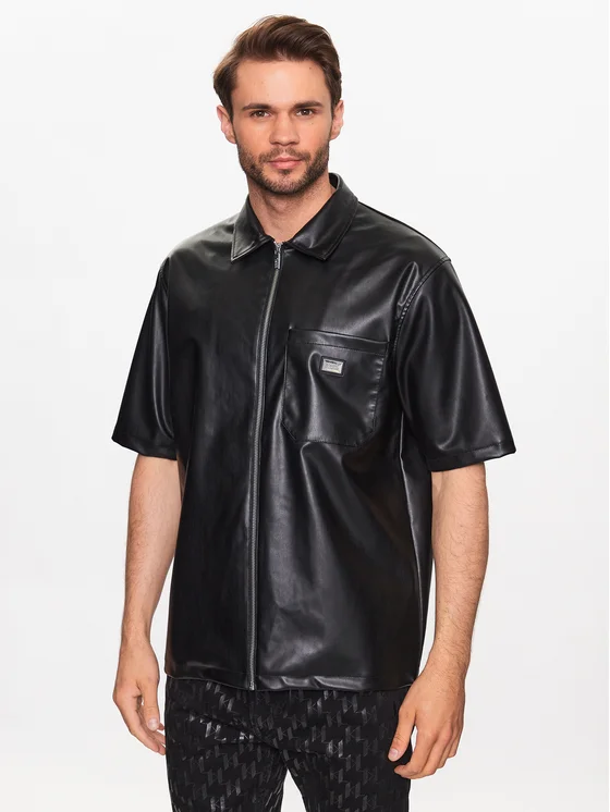 KARL LAGERFELD Hemd 605931 532567 Schwarz Regular Fit