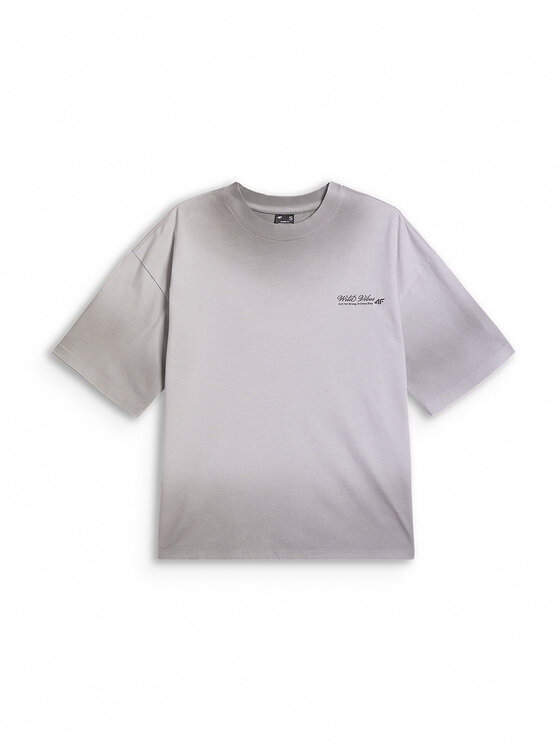 4F 4F T-Shirt ESSENTIAL Szary jasny Loose Fit