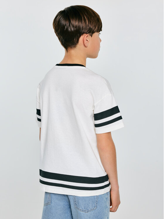 BIG STAR BIG STAR T-Shirt KIKER Biały Comfort Fit