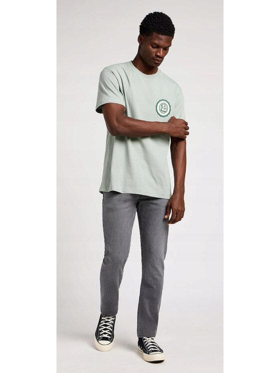 Lee Lee Jeansy Luke Szary Slim Fit