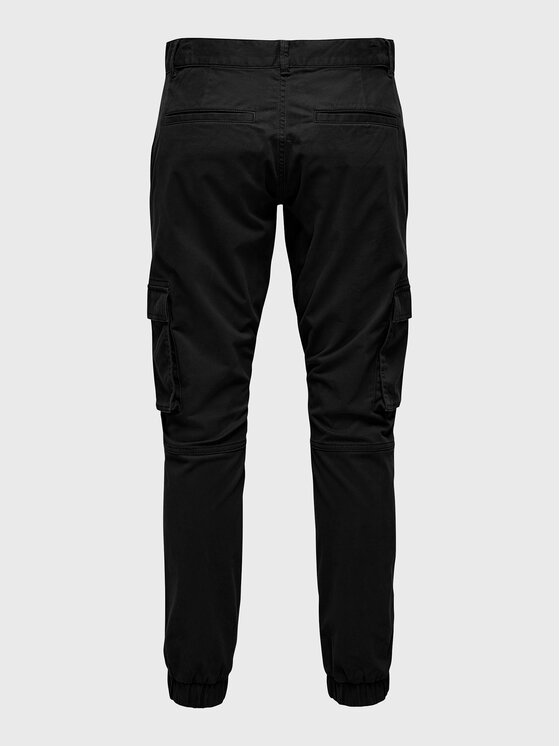 Only & Sons Only & Sons Hlače 22016687 Crna Tapered Fit