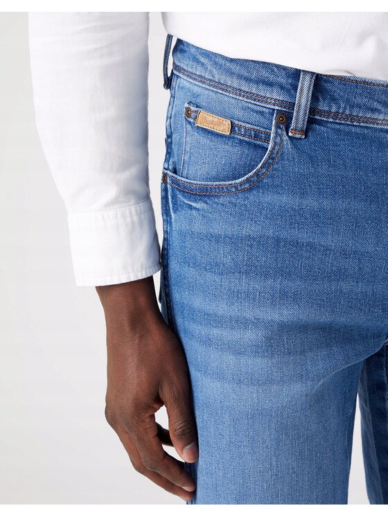 Wrangler Wrangler Jeansy Texas Niebieski Straight Fit