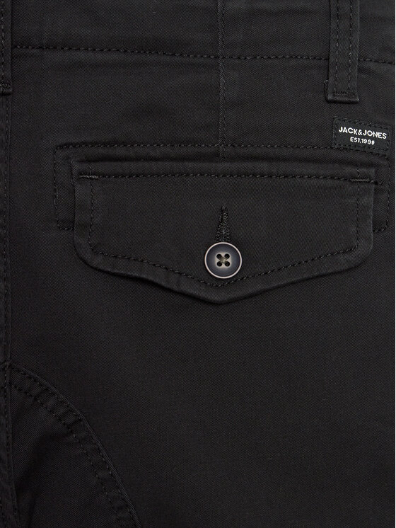 Jack&Jones Junior Jack&Jones Junior Hlače Paul 12151646 Crna Slim Fit