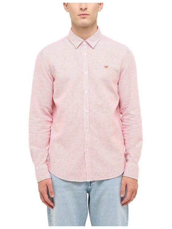 Mustang Mustang Camicia Style Rawlins Rosso Slim Fit
