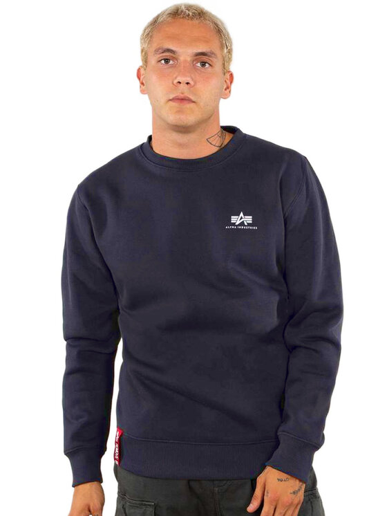 Alpha Industries Alpha Industries Bluza AI.188307-07-3XL Granatowy Basic Fit