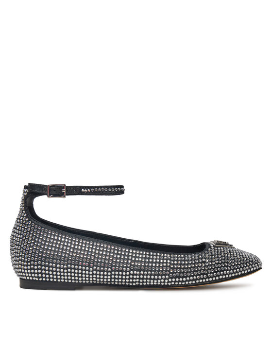 Guess Guess Μπαλαρίνες FLPLVS SAT02 Μαύρο