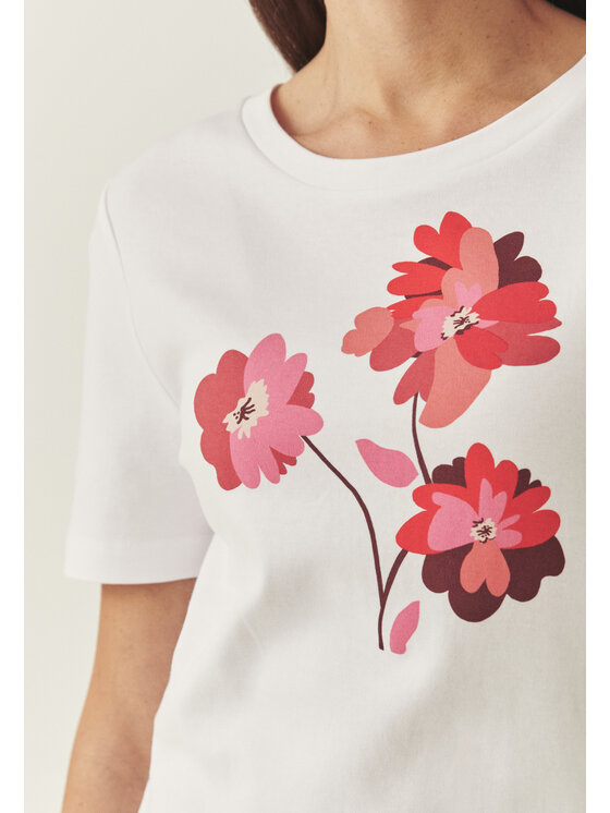 TATUUM Tatuum T-Shirt AJMIRJA 1 Biały Classic Fit