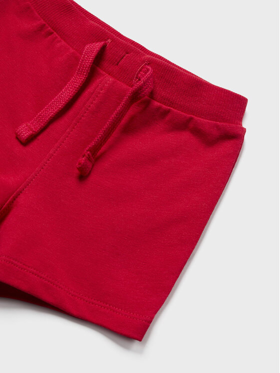Mayoral Mayoral Completo 2 T-shirt e pantaloncini 1629 Rosso Regular Fit