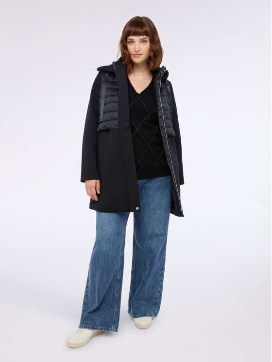 Fiorella Rubino Fiorella Rubino Kurtka puchowa F449T001350N033 Czarny Regular Fit