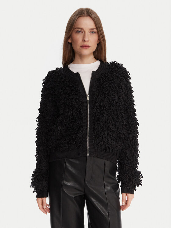 French Connection French Connection Cardigan 78ZBU Negru Regular Fit