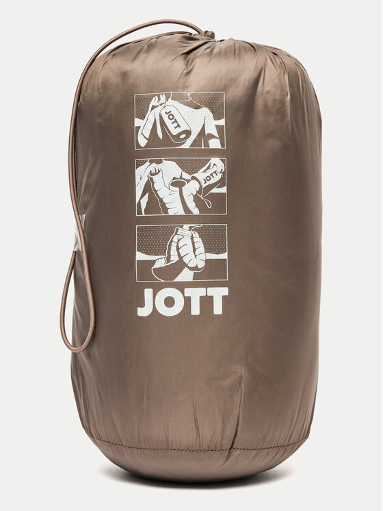 Jott Jott Пухено яке Mat P000MDOW02 Бежов Slim Fit