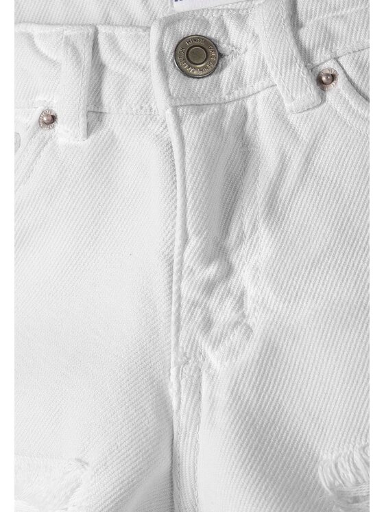 MINOTI MINOTI Szorty jeansowe 18SHORT 43 Biały Regular Fit