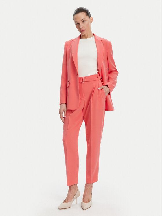 BOSS BOSS Marynarka 50490053 Różowy Regular Fit