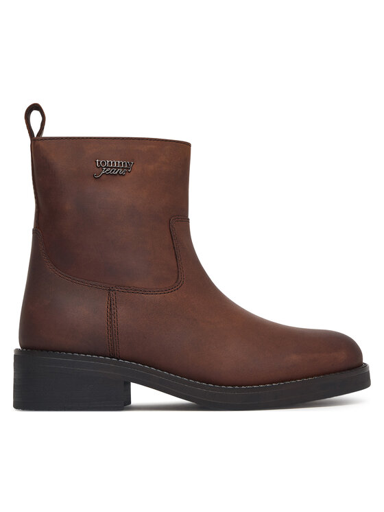 Tommy Jeans Tommy Jeans Stivaletti Tjw Soft Sole Chelsea Boots Lth EN0EN03080 Marrone
