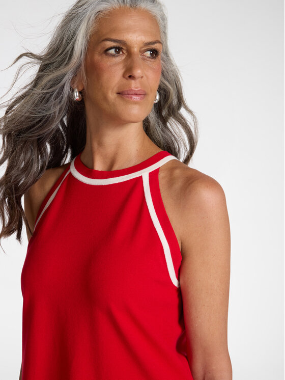 Elena Mirò Elena Mirò Sweter M565Z000706N0A4 Czerwony Regular Fit