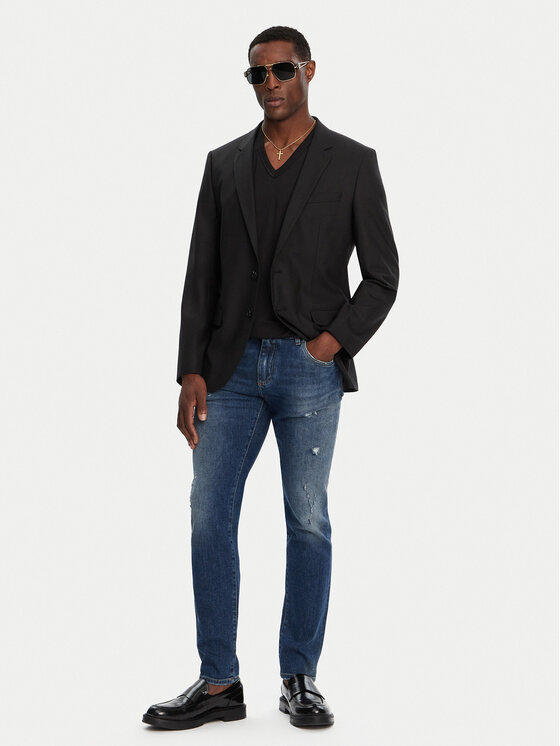 Dolce&Gabbana Dolce&Gabbana Jeansy GY07CD G8LN7 Granatowy Slim Fit