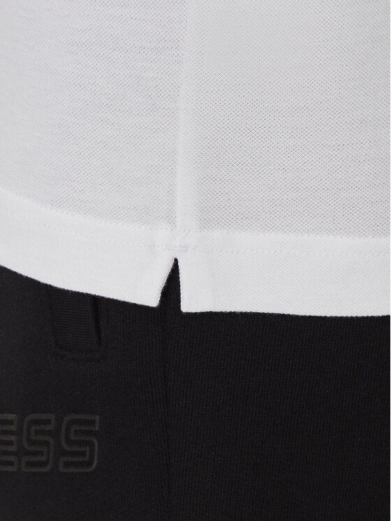 EA7 Emporio Armani EA7 Emporio Armani Тениска с яка и копчета 3DPF02 PJ5AZ 1100 Бял Regular Fit