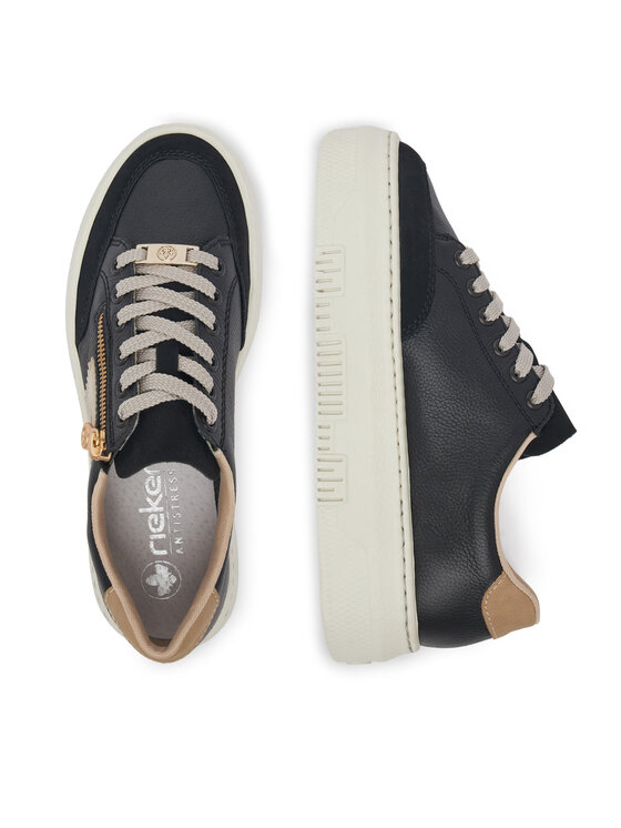 Rieker Rieker Sneakersy M1912-00 Czarny