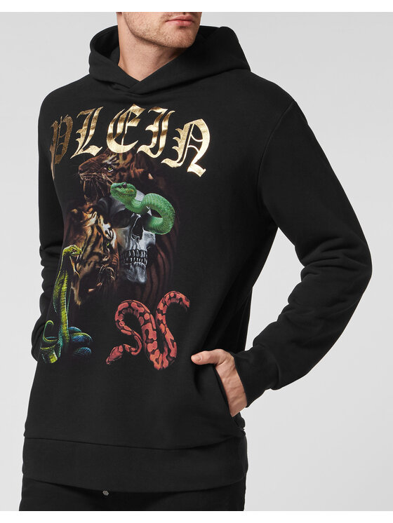 PHILIPP PLEIN PHILIPP PLEIN Felpa 107 Nero Regular Fit