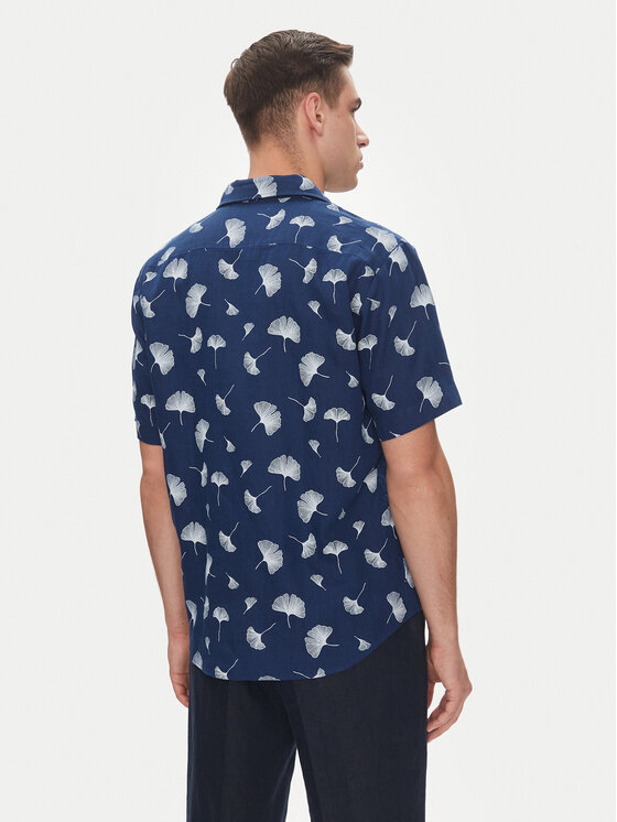 Pierre Cardin Pierre Cardin Košile C6 45610.0486 Tmavomodrá Regular Fit