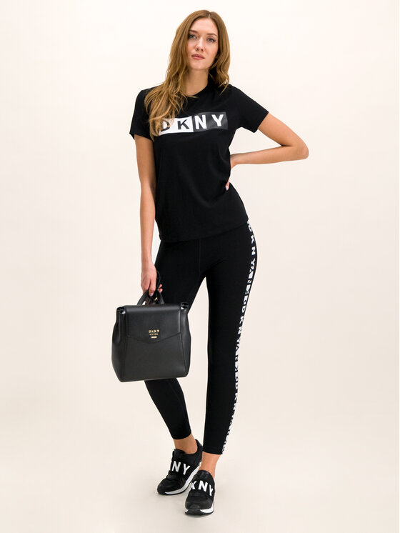 DKNY Sport DKNY Sport Legginsy DP9P1939 Czarny Slim Fit
