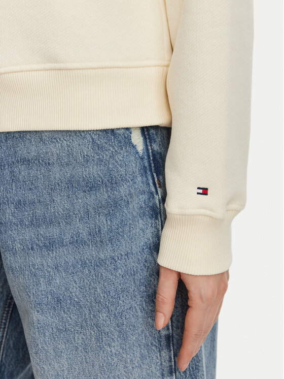 Tommy Hilfiger Tommy Hilfiger Felpa WW0WW51878 Beige Regular Fit