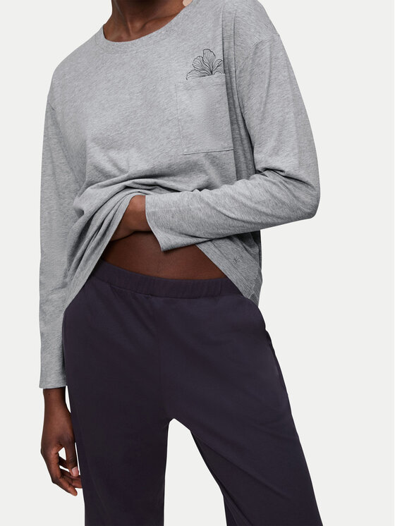 Triumph Triumph Πιτζάμα 10225065 Γκρι Regular Fit