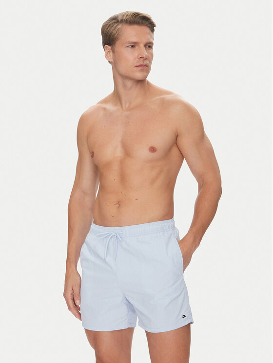 Tommy Hilfiger Tommy Hilfiger Plavecké šortky UM0UM03477 Modrá Regular Fit