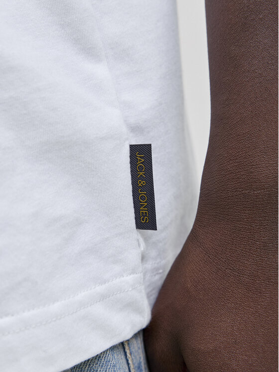 Jack & Jones Jack & Jones T-Shirt Earchive 12287990 Bílá Regular Fit