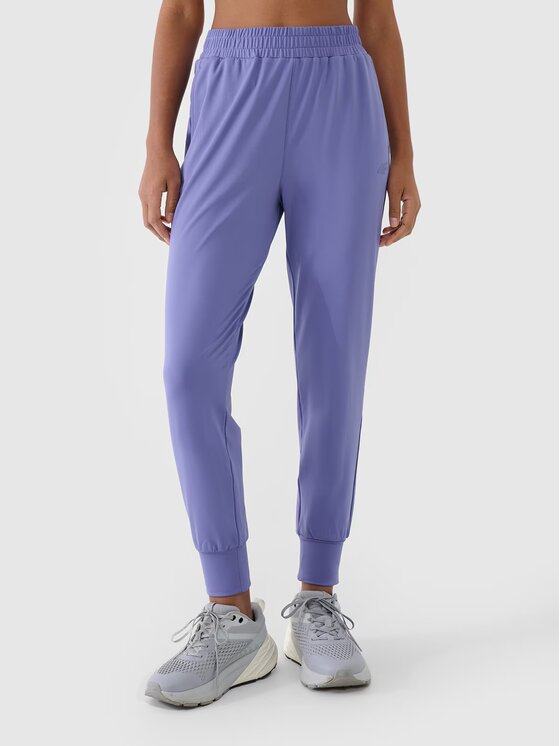 4F 4F Pantaloni da donna 4FRSS25TFTRF0789-32S Blu Regular Fit