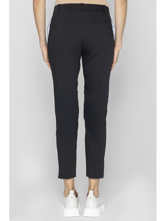 Deni Cler Milano Deni Cler Milano Spodnie materiałowe W-DC-5220-E2-E7-90-1 Czarny Slim Fit