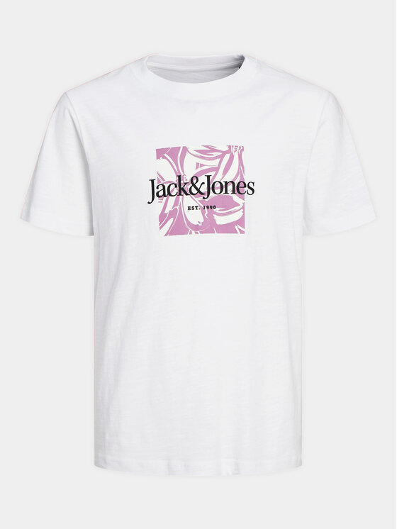 Jack&Jones Junior Jack&Jones Junior T-shirt Lafayette 12253973 Bijela Standard Fit