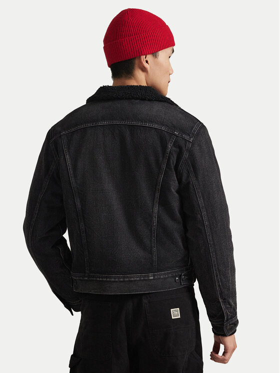 Polo Ralph Lauren Polo Ralph Lauren Jeansjacke 710956616001 Schwarz Regular Fit