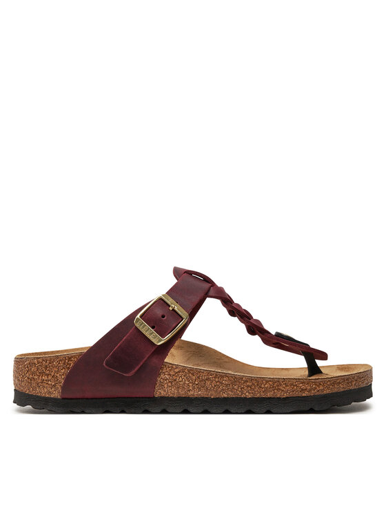 Birkenstock Japanke Gizeh Braided Leoi 1027930 Tamnocrvena