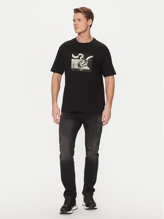 BOSS BOSS T-Shirt 50534919 Czarny Regular Fit