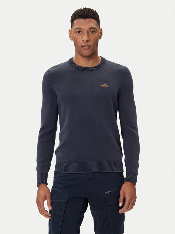 Aeronautica Militare Aeronautica Militare Megztinis 252MA1610UL00556 Tamsiai mėlyna Regular Fit