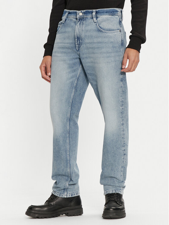 Mustang Mustang Jeans hlače Denver 1015522 Modra Straight Fit
