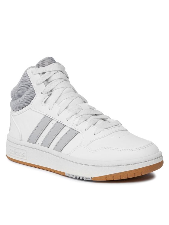 adidas Παπούτσια Hoops 3.0 Mid Lifestyle Basketball Classic Vintage Shoes IG5568 Λευκό