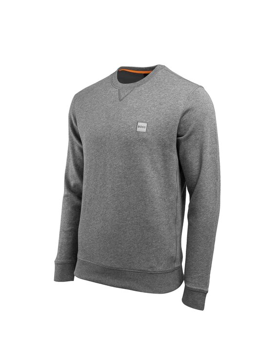 BOSS Boss Bluza 50509323-051_L Szary Regular Fit