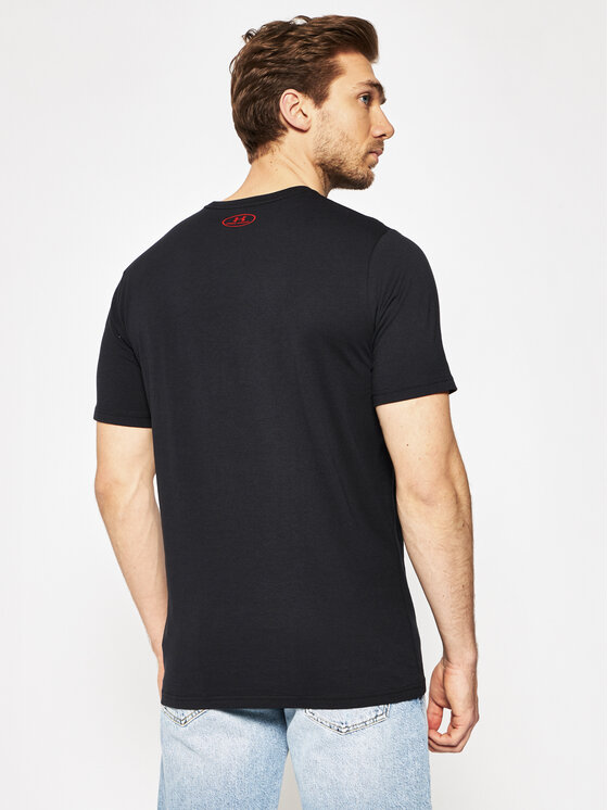 Under Armour Under Armour Funkčné tričko Ua Gl Foundation 1326849 Čierna Loose Fit