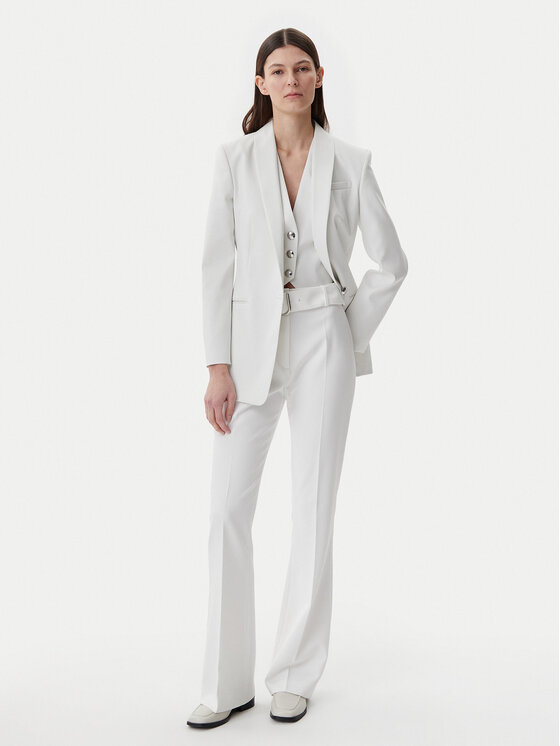 HUGO HUGO Giacca da abito 50537759 Bianco Slim Fit