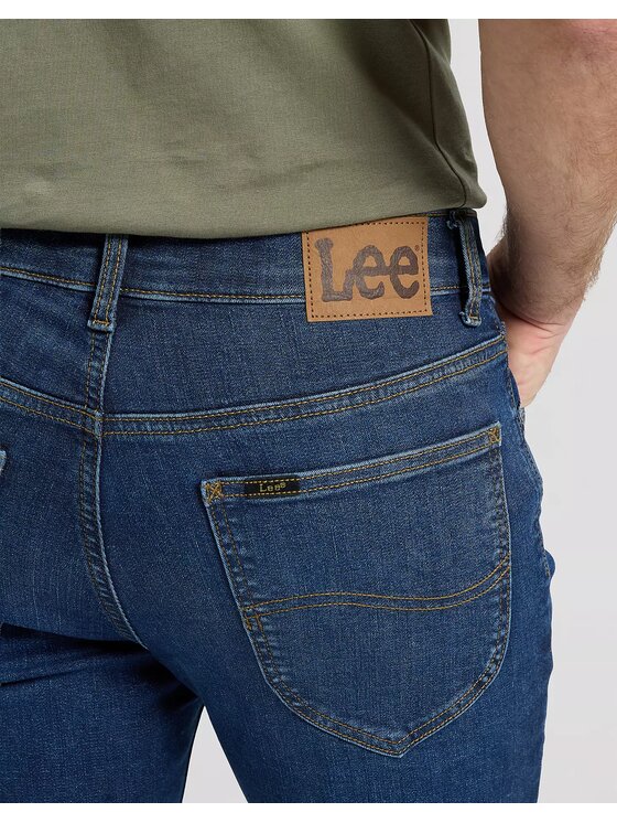 Lee Lee Jeansy LUKE Niebieski Slim Fit