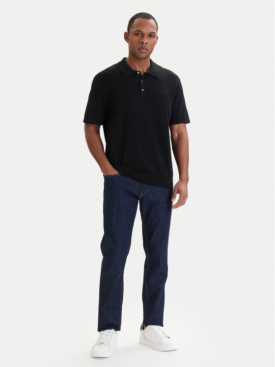 Calvin Klein Calvin Klein Polo marškinėliai LV04LC326G Juoda Regular Fit